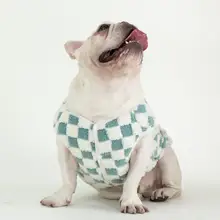 中型犬用 冬用厚手フリースベスト【テディベア・ブルドッグ・パグ対応】（セットアップ対応）