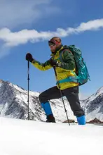 トレッキングポール 伸縮式 クリップロック アルミ合金 軽量 アウトドア 登山 ハイキング