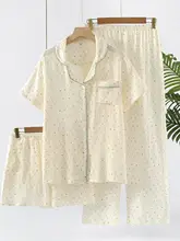 春夏用 コットン泡泡ガーゼ プリントルームウェア【半袖・ショートパンツ・ロングパンツ・セットアップ対応】