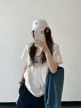 半袖Tシャツ レ ディース コットン100% クルーネック ゆったり 正肩 着回し ふんわり