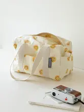 オックスフォードコットン生地 可愛い小さな笑顔柄【DIY用テーブルクロス・衣服用】