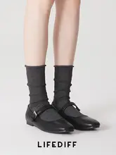 春夏用 軽量透湿 中筒ソックス【巻き edge・深灰色・カジュアル用】