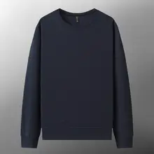 春秋用 メンズクルーネック長袖Tシャツ【フィット・無帽・カジュアル】