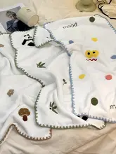 可愛いデザインの赤ちゃん用珊瑚絨タオル【柔らかい・掛け式・洗面・入浴用】