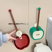 壁掛けタイプのトイレブラシ【穴あけ不要・お手入れ簡単・死角なし】（セットアップ対応）