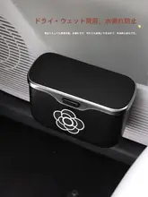 高級感ある車載ゴミ箱【蓋付き・吊り下げ式・多機能収納ボックス】