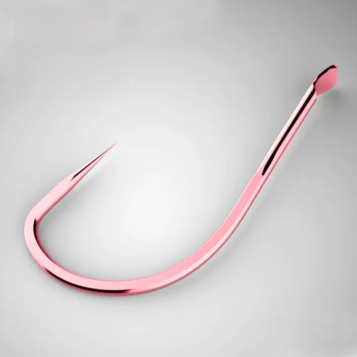 チタン合金製 コンペティション用 鯉釣りフック【無刺・ピンクゴールド・ローフィッシュ対応】