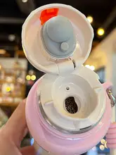 可愛い子供用保温カップ【直飲み・茶こし付き・学校用】