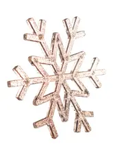 クリスマス用 雪の結晶デコレーション【クリスマスツリー用・シーン設置用・雰囲気作り】
