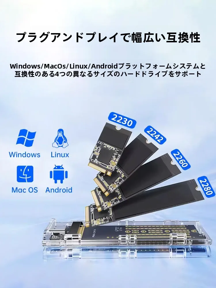 5インチベイ外付けSSDを選ぶべきか？透明なM.2ケースが解決するリアルな悩みとは