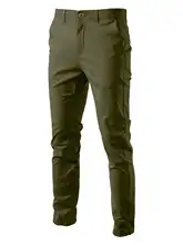 ビジネスカジュアル対応 メンズストレートパンツ【グレー・シワ防止・洗濯機使用可】（セットアップ対応）