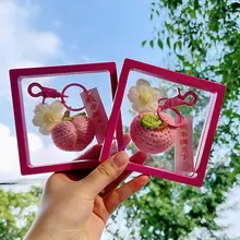 手作り編み込みキーリング【実用的なギフト・女性教師向け】