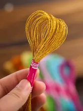 光沢のある刺繍糸【金属線・クロスステッチ・DIY用】