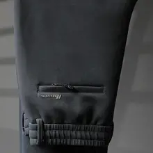 男士スポーティパンツ【ゆったりストレート・ウエストゴム・秋冬用】