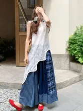 感漂う夏のコーディネート【不規則デザイン・レースケープ・キャミソール・ワイドパンツ】（セットアップ対応）
