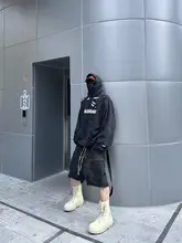 ROSスタイル ウォッシュ加工ジッパー付き グレーヘザー 多ポケット ワーク風 抽引紐付き デニムショートパンツ 男女兼用