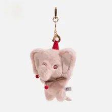 マスコット キーホルダー バッグチャーム ぬいぐるみ 象 ペア ギフト 卒業祝い レディース 「softlife」