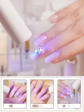 ネイルライト UV LED コンパクト 携帯用 ミニ ハンディ ジェルネイル マニキュア ネイルチップ 急速硬化 時短