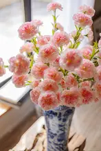 高級感漂う造花カーネーションブーケ【リビングやダイニングテーブルの装飾に最適】