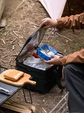 CAMPINGMOON アウトドア用保冷バッグ【大容量・食材・飲料用・野菜と果物の鮮度保持】