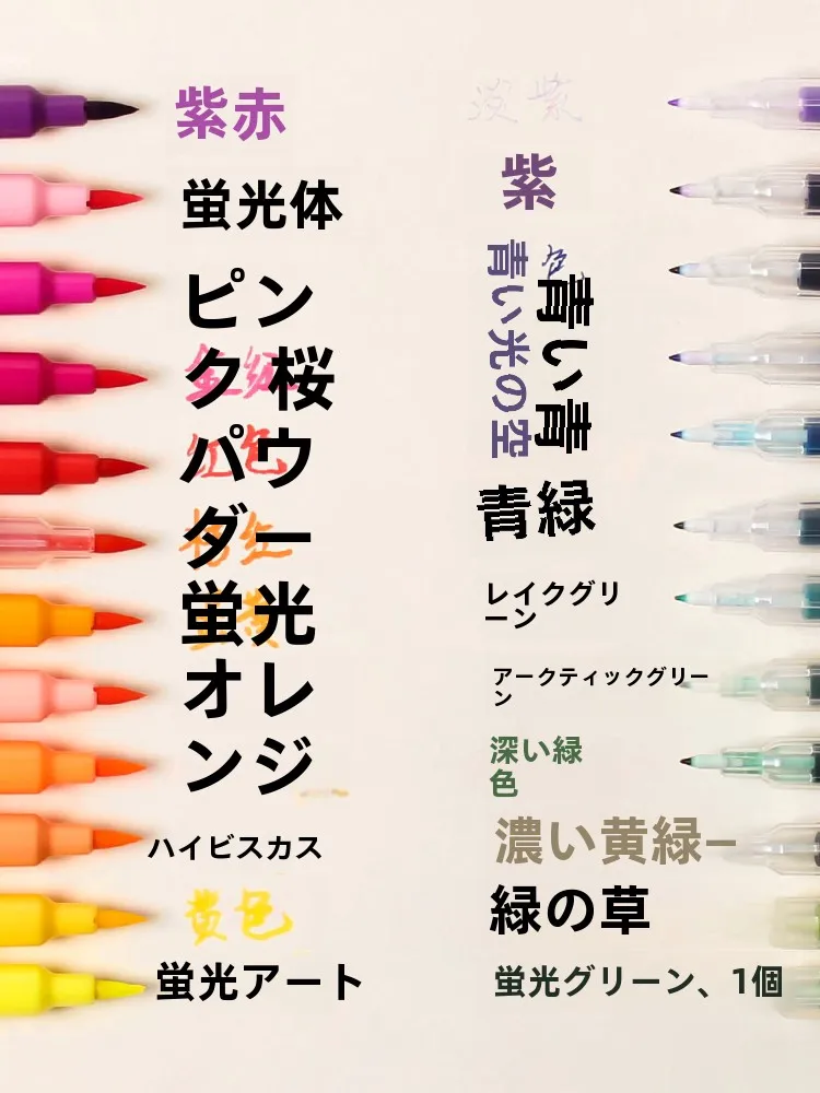 ダブルヘッド毛ブラシアートラインペン：学生向け水彩画用の柔らかい先端ペンの実用性と選定基準