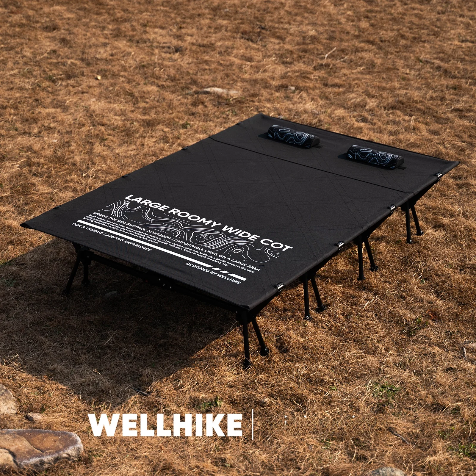 WELLHIKEダブルキャンプベッド：家族用車載対応の低反発マットが実用性をどう支えるか