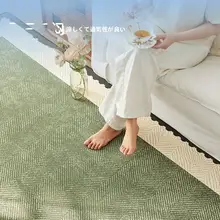 フレンチスタイル調の夏用クールマット【滑り止め付き・洗える・タタミ用】