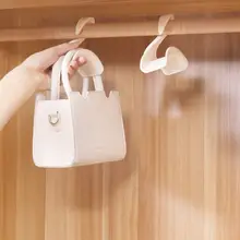 無痕のハンギングフック【クローゼット収納用・バッグ・スカーフ・ネクタイ用・積み重ね可能】