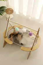 アクリル製の夏用猫ベッド【ハンモック型・半閉鎖式・子猫用・通年使用可】