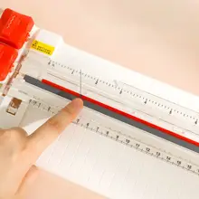 尼家文具 4合1裁断ツール【小型・携帯型・A4用紙・写真カッター 】