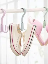 多機能回転式四爪フック【スカーフ・衣類・バッグ収納用】