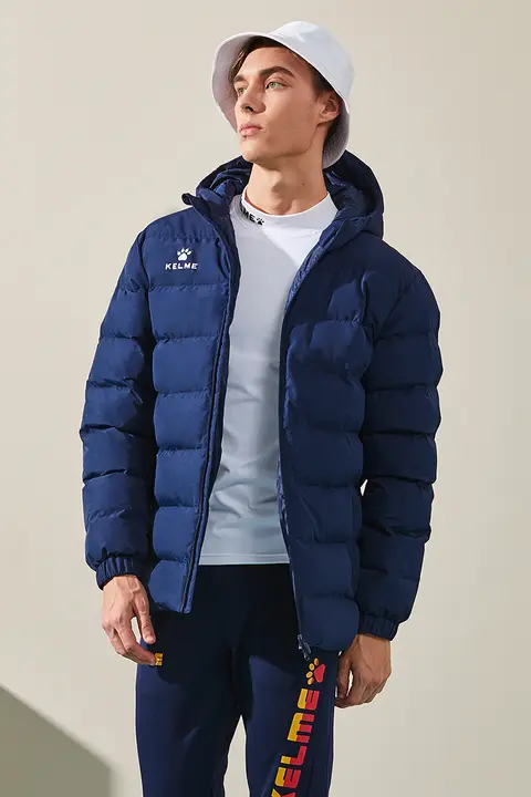 KELME メンズサッカー用ショートコート【保温・冬用・トレーニングウェア】