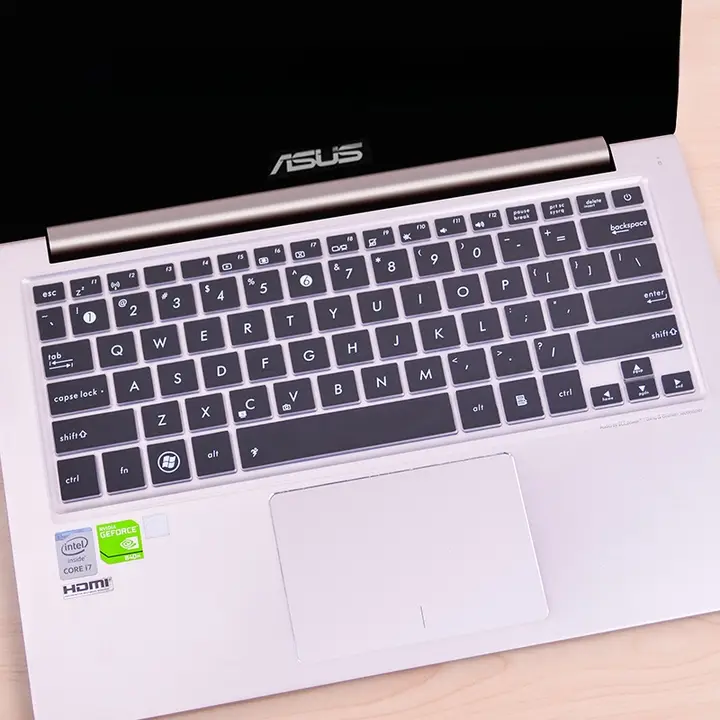 キーボードプロテクター ノートパソコン用 14インチ シリコン素材 防塵カバー