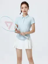 女性用速乾スポーツウェア【ポロシャツ・短袖・ヨガ・テニススカート・夏用】（セットアップ対応）