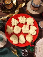 クリスマスクッキー型【立体3D・キャラクター・抜き型・DIYベーキングツール】