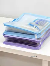 手提げ透明多層A4ファイルホルダー【学生用・書類整理】