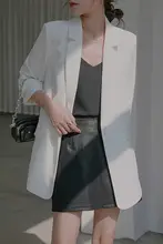 夏用 薄手 長袖 パフスリーブ ホワイト チャンティルジャケット【小柄向け・UVカット・カジュアル】
