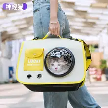 ペットキャリーバッグ 猫 犬 帆布 大容量 頭出し メッシュ窓 ショルダー 外出 お出かけ 持ち運び