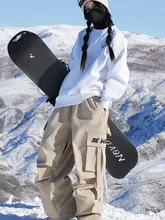 防水防風の冬用スノーパンツ【男女兼用・暖かい・ウィンタースポーツ対応】