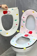 かわいいトイレ用マット【冬用・防水・厚手・ファスナー付き】