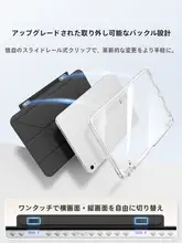 Msvii iPad用三折スタンドケース【Air・Mini・Pro共用・ペン収納付き・防弯】（セットアップ対応）
