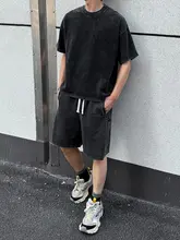 ボクシーシルエットのウォッシュ加工ショートスリーブTシャツ【アメリカンヴィンテージスタイル・フィット】