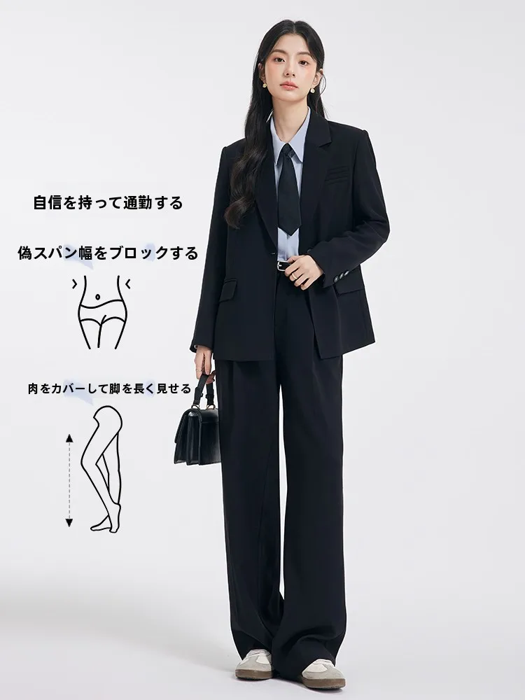 大きいサイズオフィスカジュアルをどう選ぶ？黒のワイドパンツが通勤の悩みを解決する理由