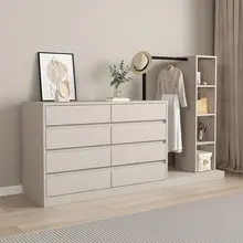 モダンデザインの収納キャビネット【ベッドサイド・壁掛け・衣類収納】（セットアップ対応）