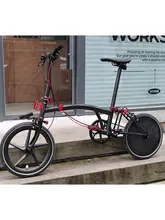 小布折りたたみ自転車用カーボンファイバー製封閉ホイール【27速・後輪】