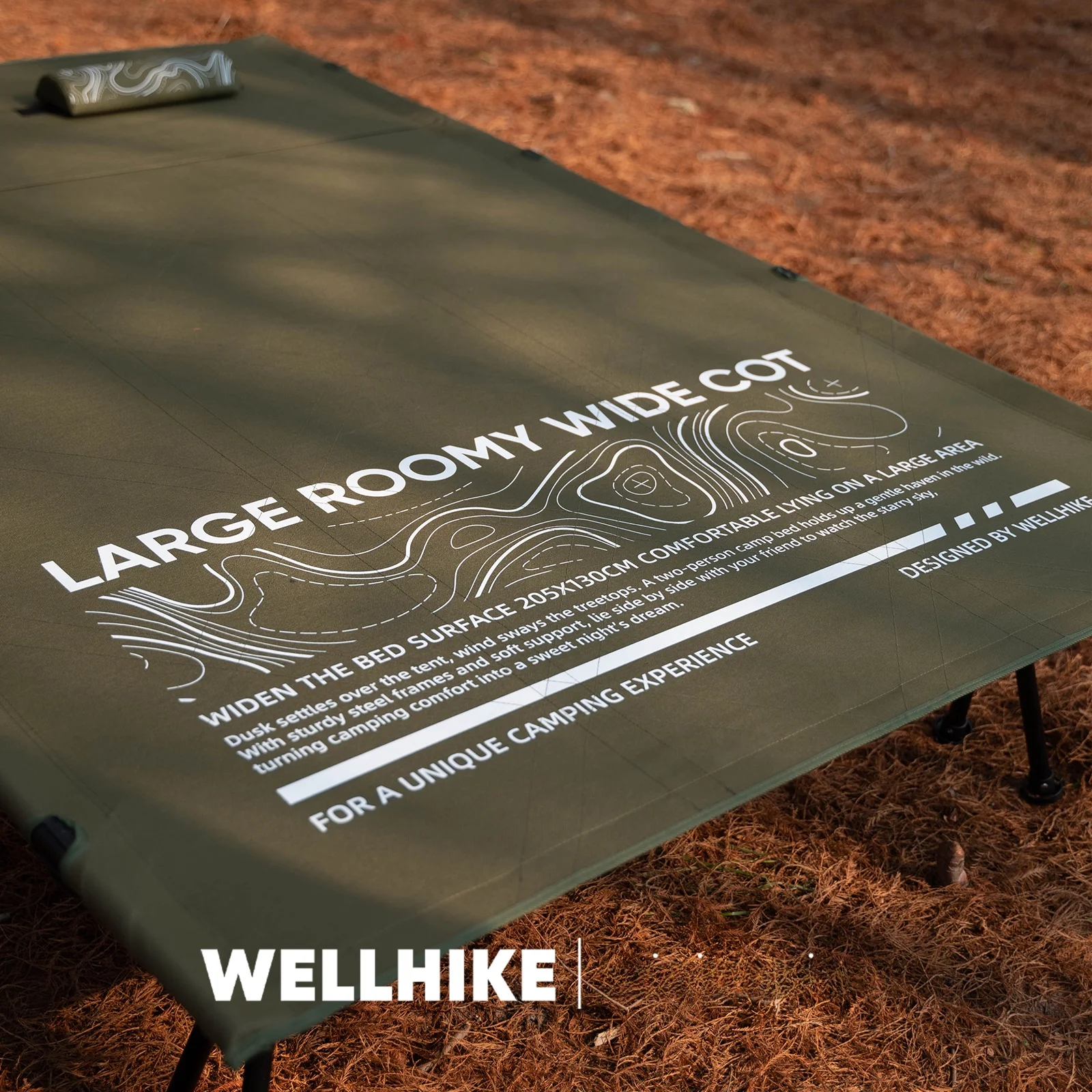 WELLHIKEダブルキャンプベッド：家族用車載対応の低反発マットが実用性をどう支えるか