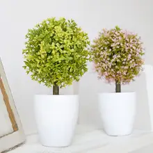 高級造花セット【プラスチック製・多肉植物風・インテリア用・リビング装飾】