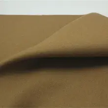 驼色のウール混合ブークレ生地【コート用・厚手・しっかり感】