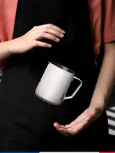 コーヒーアート用ピッチャー ラテアートカップ ミルクフォーマー ステンレス製 プロ用器具
