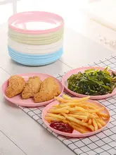 プラスチック製 丸型骨取り皿【家庭用・小皿・おつまみ・食卓整理用】